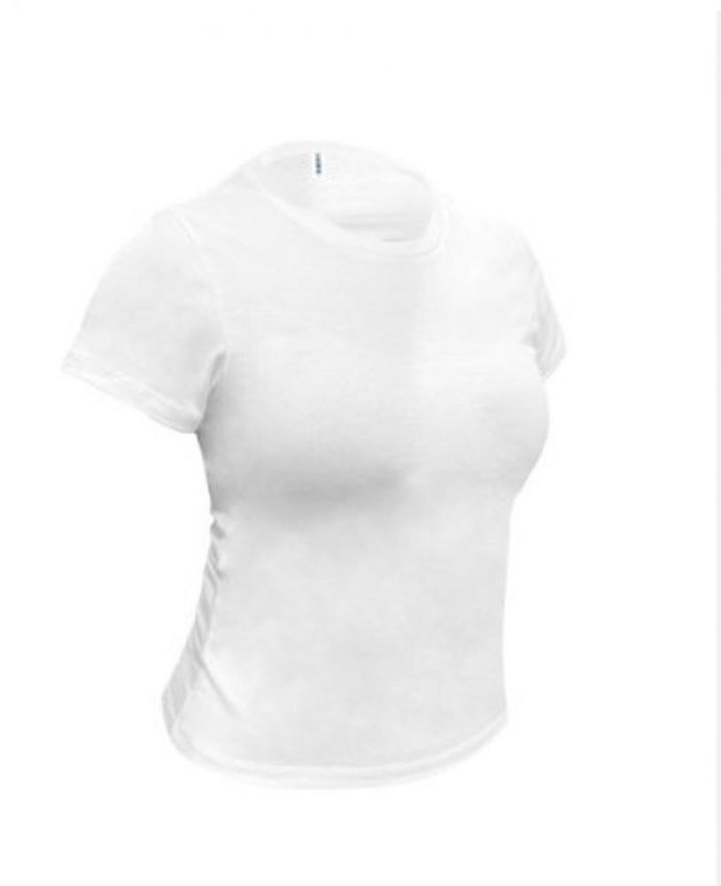 PLAYERA DAMA CUELLO Y MANGA CORTA COMFORT 100% ALG. PREENC. S-XXL imagen